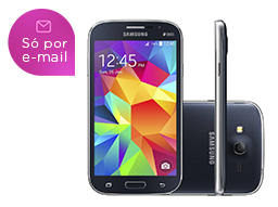 Smartphone Samsung Galaxy Gran Neo Plus Duos 8GB • Dual Chip 3G • Câm. 5MP • Tela 5" • Proc. Quad Core